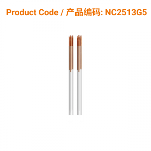 C-Type Copper Acupuncture Needle (5 in 1) 0.25 X 13mm</br>(铜柄5支/管-0.25 X 13mm)