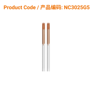 C-Type Copper Acupuncture Needle (5 in 1) 0.30 X 25mm</br>(铜柄5支/管-0.30 X 25mm)