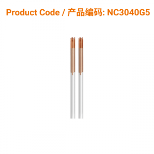 C-Type Copper Acupuncture Needle (5 in 1) 0.30 X 40mm</br>(铜柄5支/管-0.30 X 40mm)