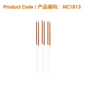 C-Type Copper Acupuncture Needles (no guide tube) 0.18 x 13mm</br>(铜柄无管-0.18 x 13mm)