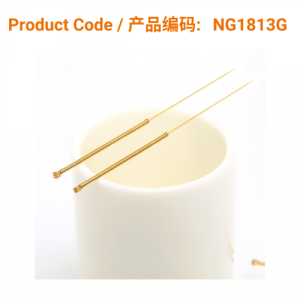 G-Type Gold Plated Acupuncture Needles (Guide Tube) 0.18 x 13mm</br>(镀金柄1支/管-0.18 x 13mm)