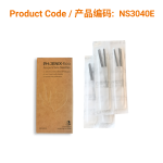 Eco package steel wire handle needle, 5 needles in one blister 0.30 x 40 mm, 100pcs/box</br>(环保包装不锈钢柄针-0.30 × 40 mm, 每泡罩5针, 100支/盒)