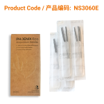 Eco package steel wire handle needle, 5 needles in one blister 0.30 x 60 mm, 100pcs/box</br>(环保包装不锈钢柄针-0.30 × 60 mm, 每泡罩5针, 100支/盒)