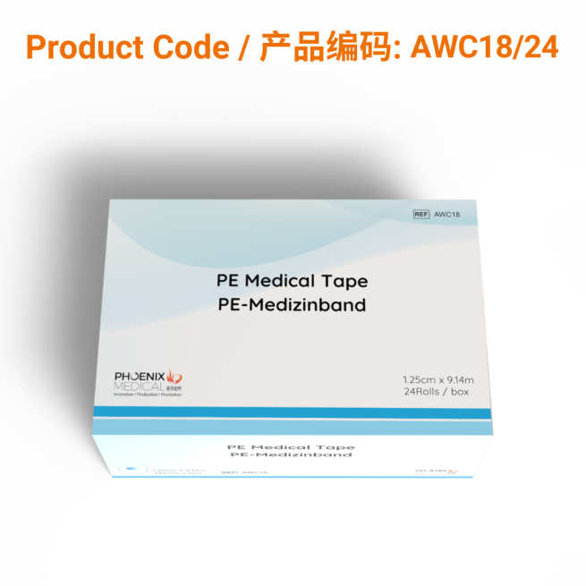 PE Medical Tape1.25cm x 9.14m | Phoenix Medical Wound Care